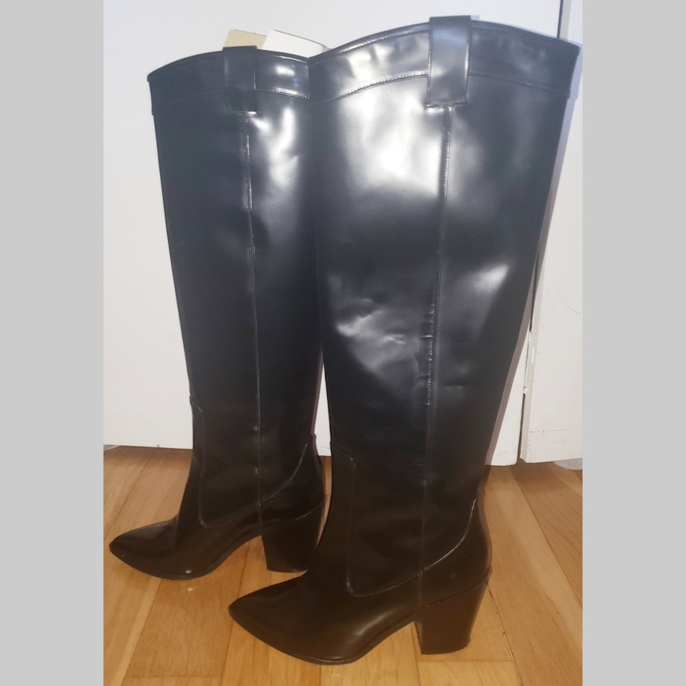 Jill Stuart Patent Leather Boots